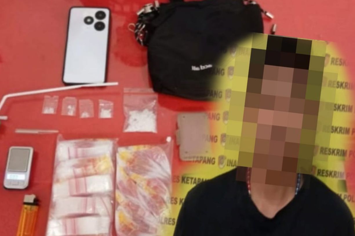 Polsek Sungai Laur Tangkap Warga Bengaras dan Sita 11,35 Gram Sabu