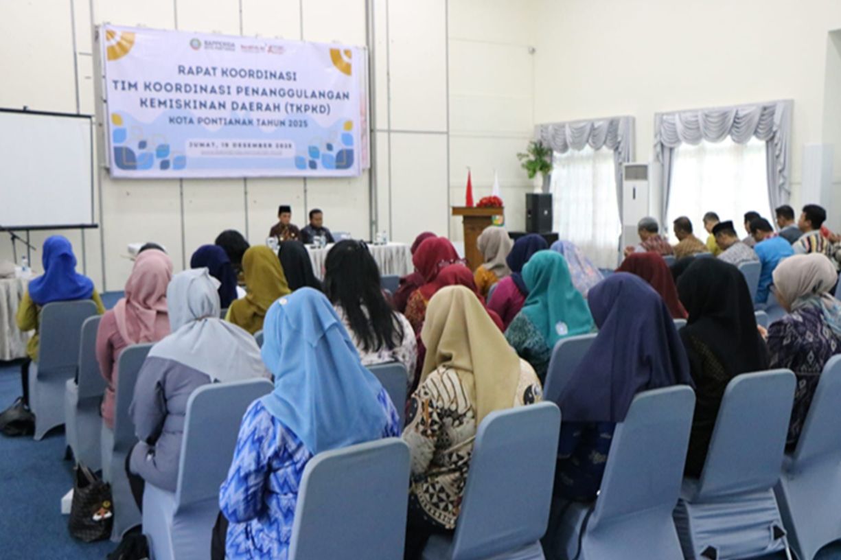 Rakor TKPKD, Bahasan Tekankan Data Akurat hingga Kolaborasi untuk Kikis Kemiskinan di Pontianak