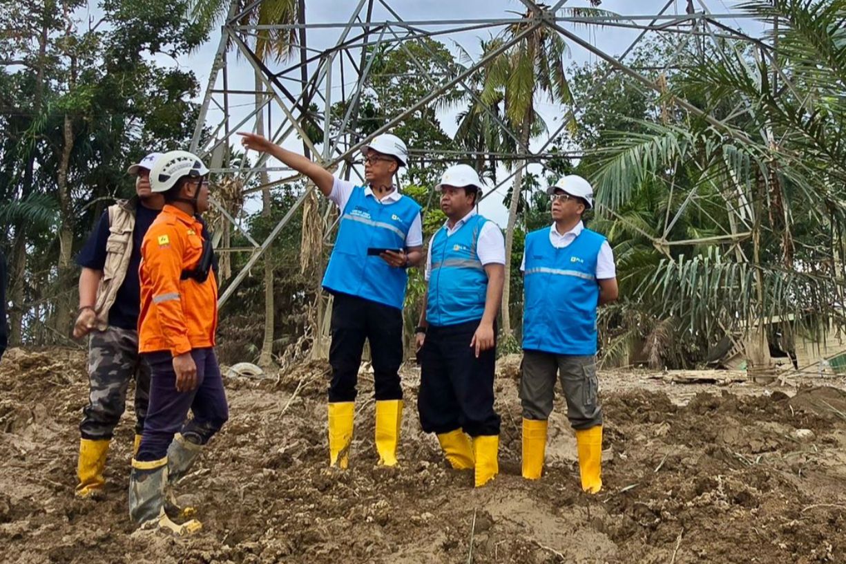 PLN Terus Kebut Siang Malam Perbaiki Jalur Listrik Langsa–Pangkalan Brandan, Penopang Pemulihan Kelistrikan Aceh