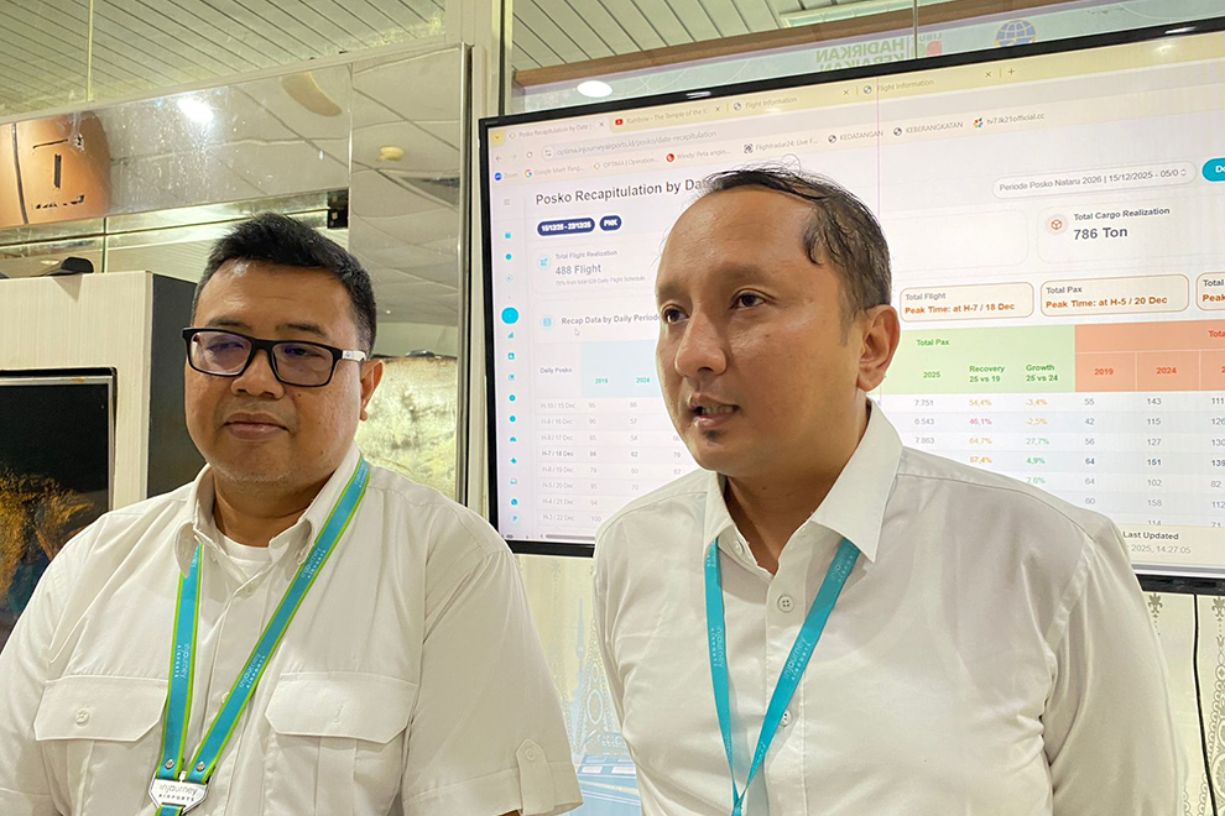 Trafik penerbangan internasional Bandara Supadio meningkat jelang Nataru, rute Pontianak–Kuching catat load factor di atas 90 persen (Foto: Lid/KALBARONLINE.com)