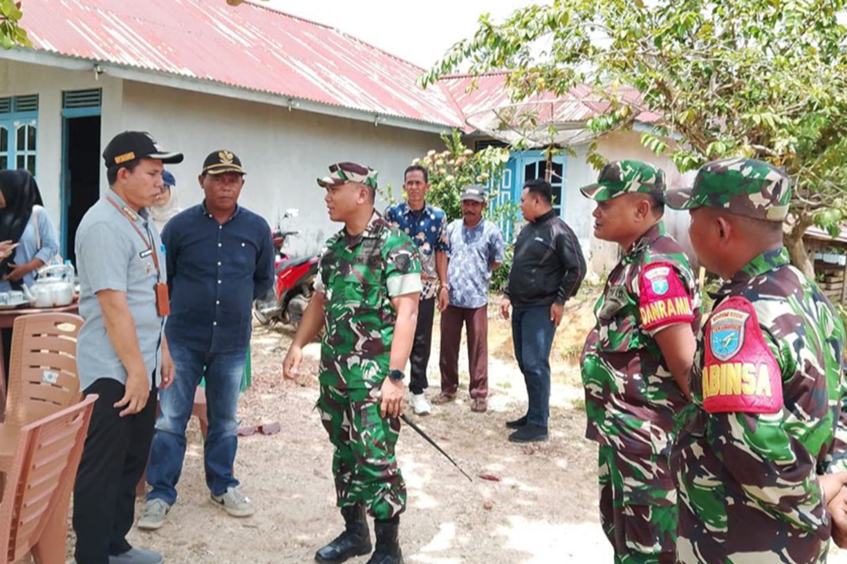 Dandim Putussibau Kunker ke Empat Kecamatan, Pastikan Lokasi Pembangunan KDKMP
