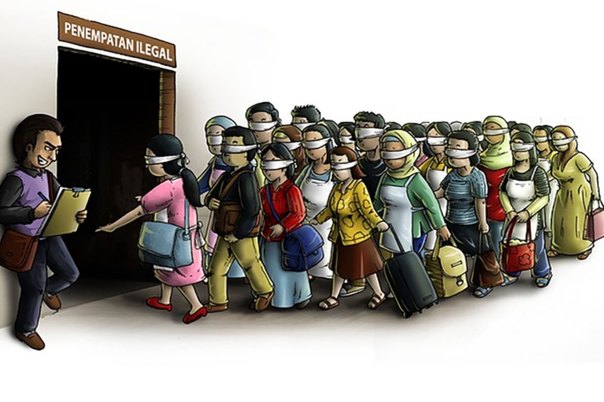 Polisi Gerebek Penampungan TKI Ilegal di Desa Kapur, 20 Orang Diamankan