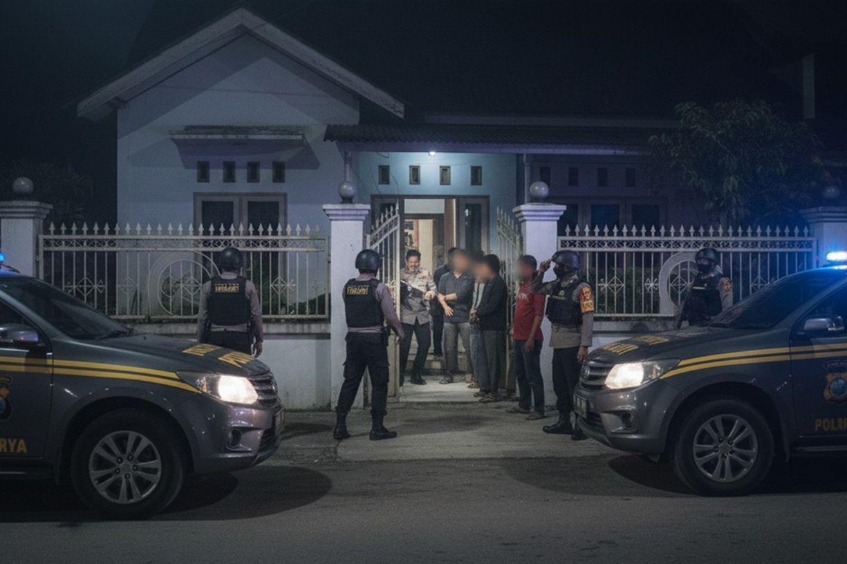 Gerebek Save House Desa Kapur, Polisi Gagalkan Pengiriman 19 PMI Ilegal ke Malaysia