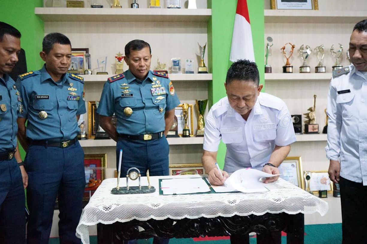 Pemkot Pontianak Perpanjang Kerja Sama Lahan Rumkital Rahadi Osman dengan Lantamal XII