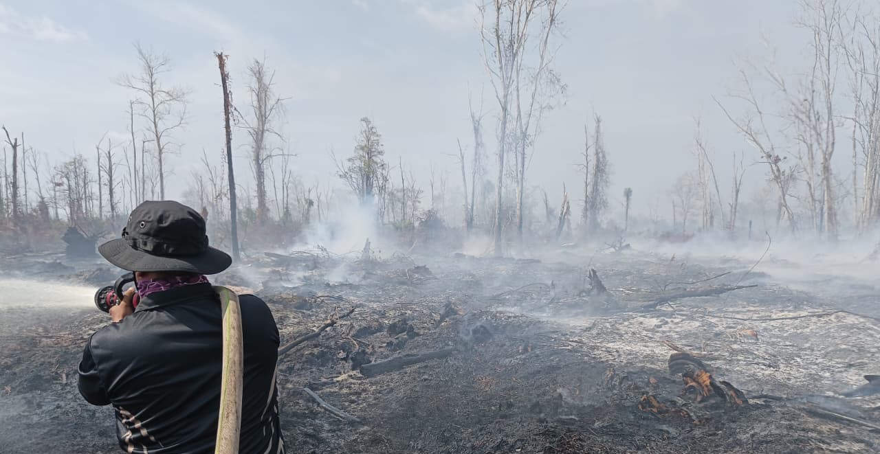 Tim Siaga Gabungan Berhasil Tuntaskan Karhutla di Kabupaten Kubu Raya