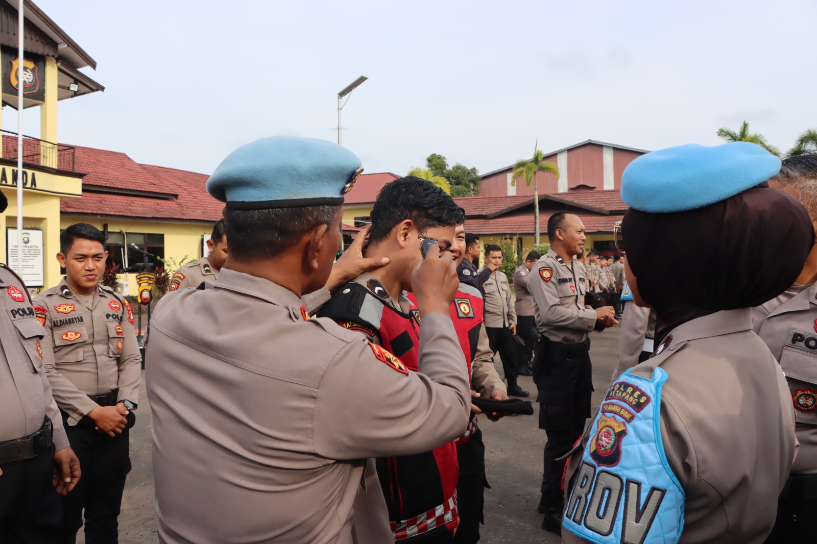 Polres Ketapang Gelar Gaktiblin, Personel Melanggar Langsung Ditindak di Tempat