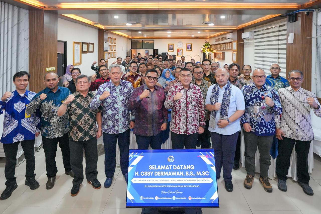 Kelola Volume Layanan Raksasa, Kantah Kabupaten Bandung Jadi "Laboratorium" Percontohan Nasional