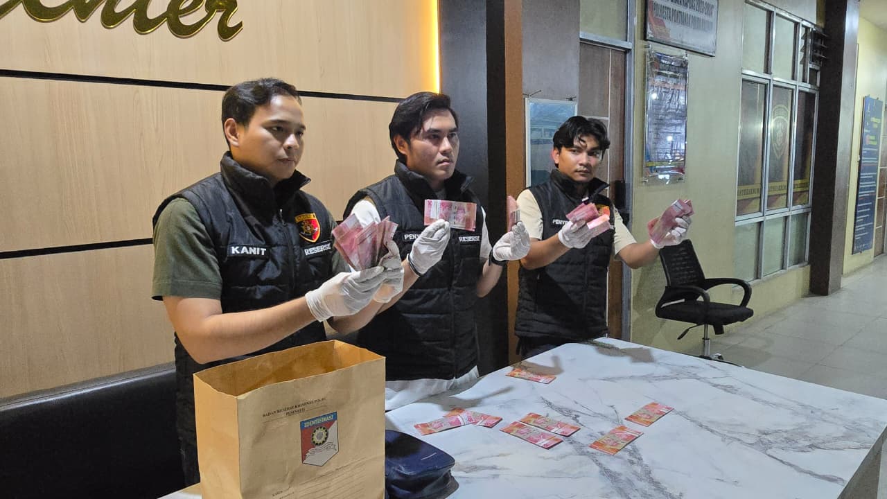 Polisi Ungkap Peredaran Uang Palsu di Pontianak, Satu Orang Diamankan