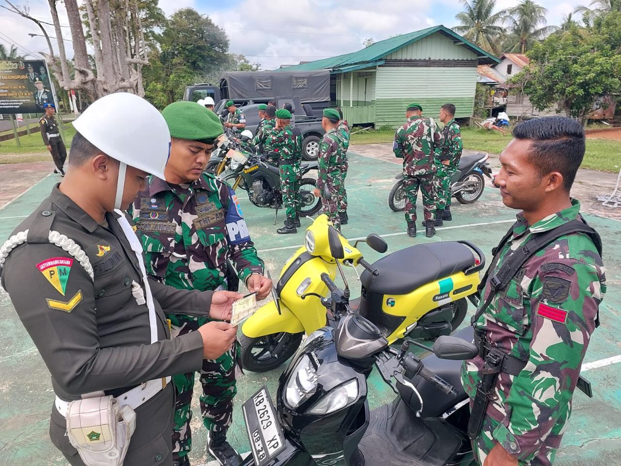 Kodim Putussibau Gelar Sosialisasi Gaktib Polisi Militer dengan Sandi “Waspada Wira Mandau”