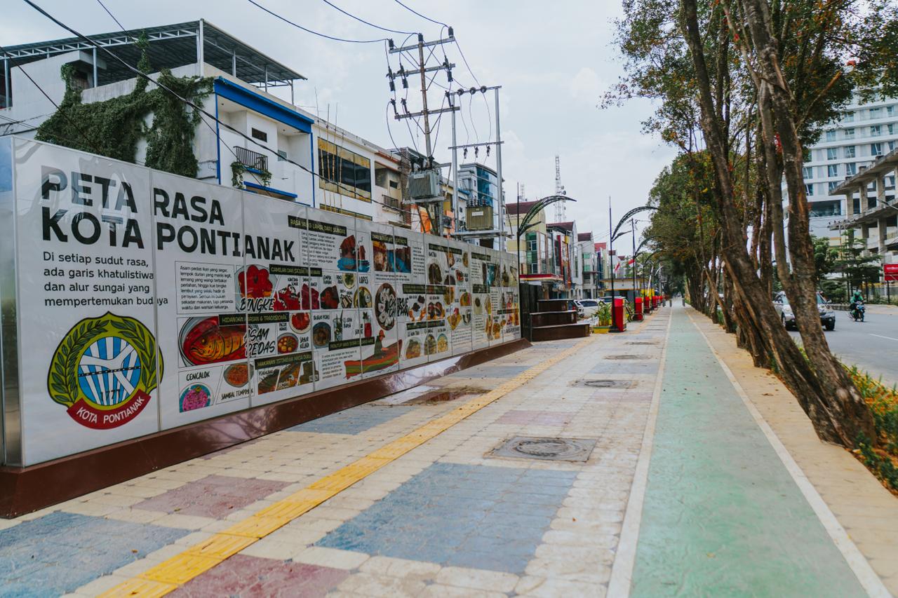 Pemkot Pontianak Terus Tingkatkan Kualitas Pedestrian dan Perkuat Branding Kota