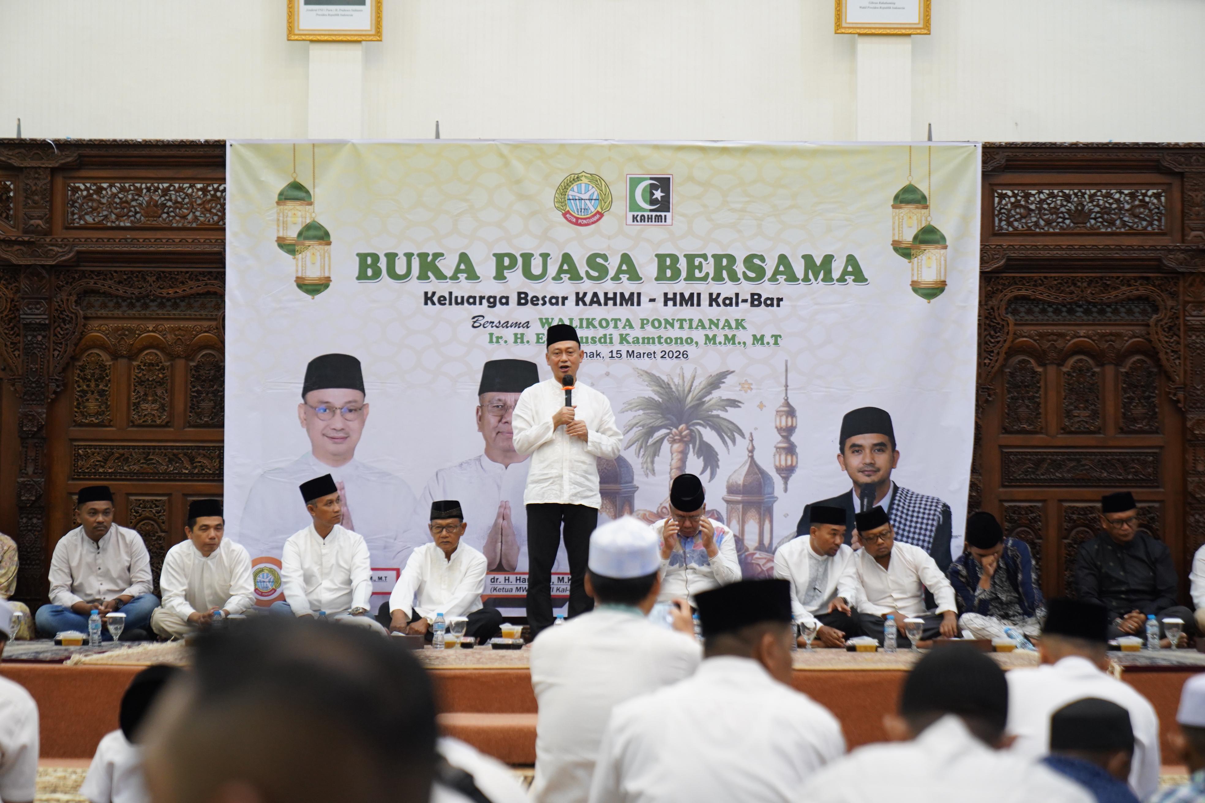 Silaturahmi Ramadan KAHMI Pontianak, Edi Kamtono Ajak Alumni HMI Tetap Solid