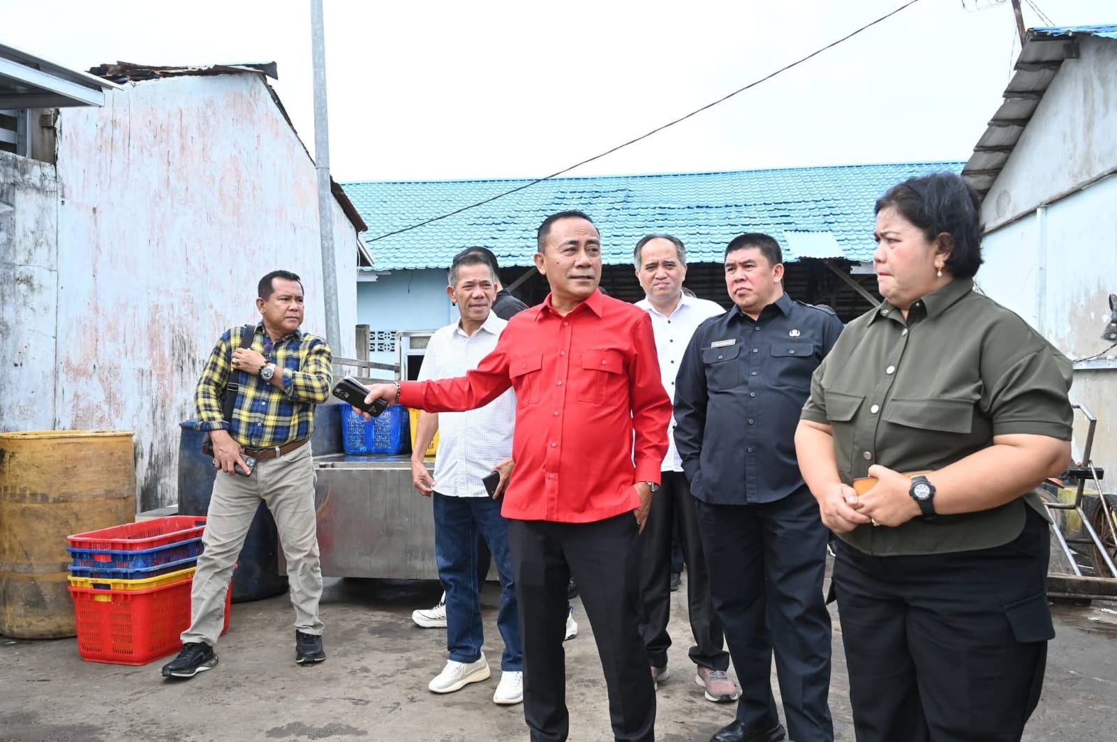 Wagub Kalbar Tinjau Pelabuhan Perikanan Sukabangun