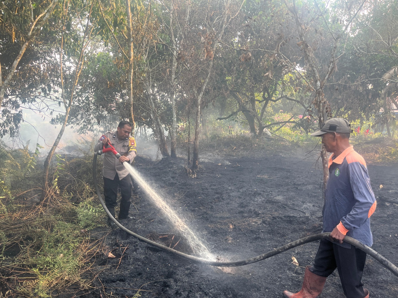 20 Hektare Lahan Gambut di Kubu Raya Terbakar