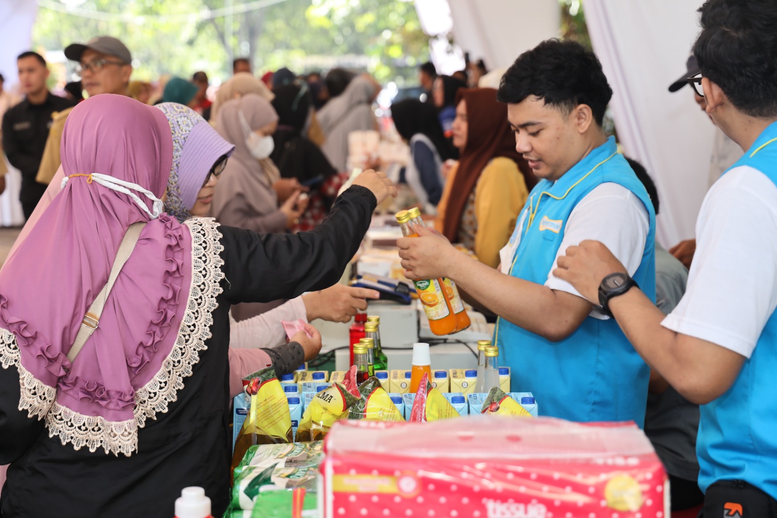 Pemkot Gelar Operasi Pasar Murah di Pontianak Tenggara