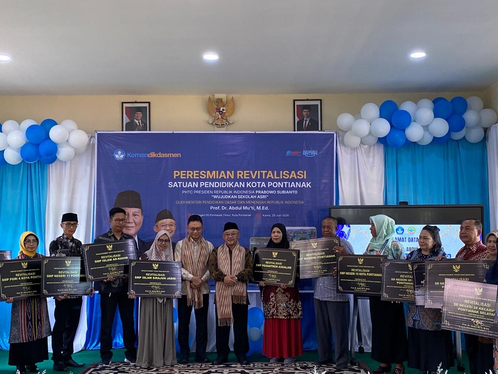 Pontianak Terima Rp27 Miliar untuk Revitalisasi Sekolah, Abdul Mu'ti: Kalau Ada Korupsi, Lapor ke Saya