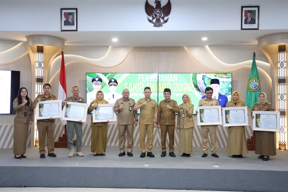 Dinkes Pontianak Raih Nilai AKIP Tertinggi di SAKIP Awards 2026, Edi Kamtono Minta OPD Perkuat Kinerja dan Inovasi