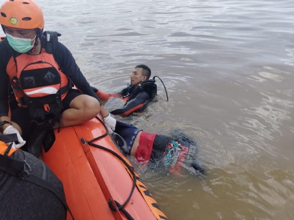 ABK yang Terjun dari KM Naga Mas II di Sungai Kapuas Ditemukan Meninggal Dunia