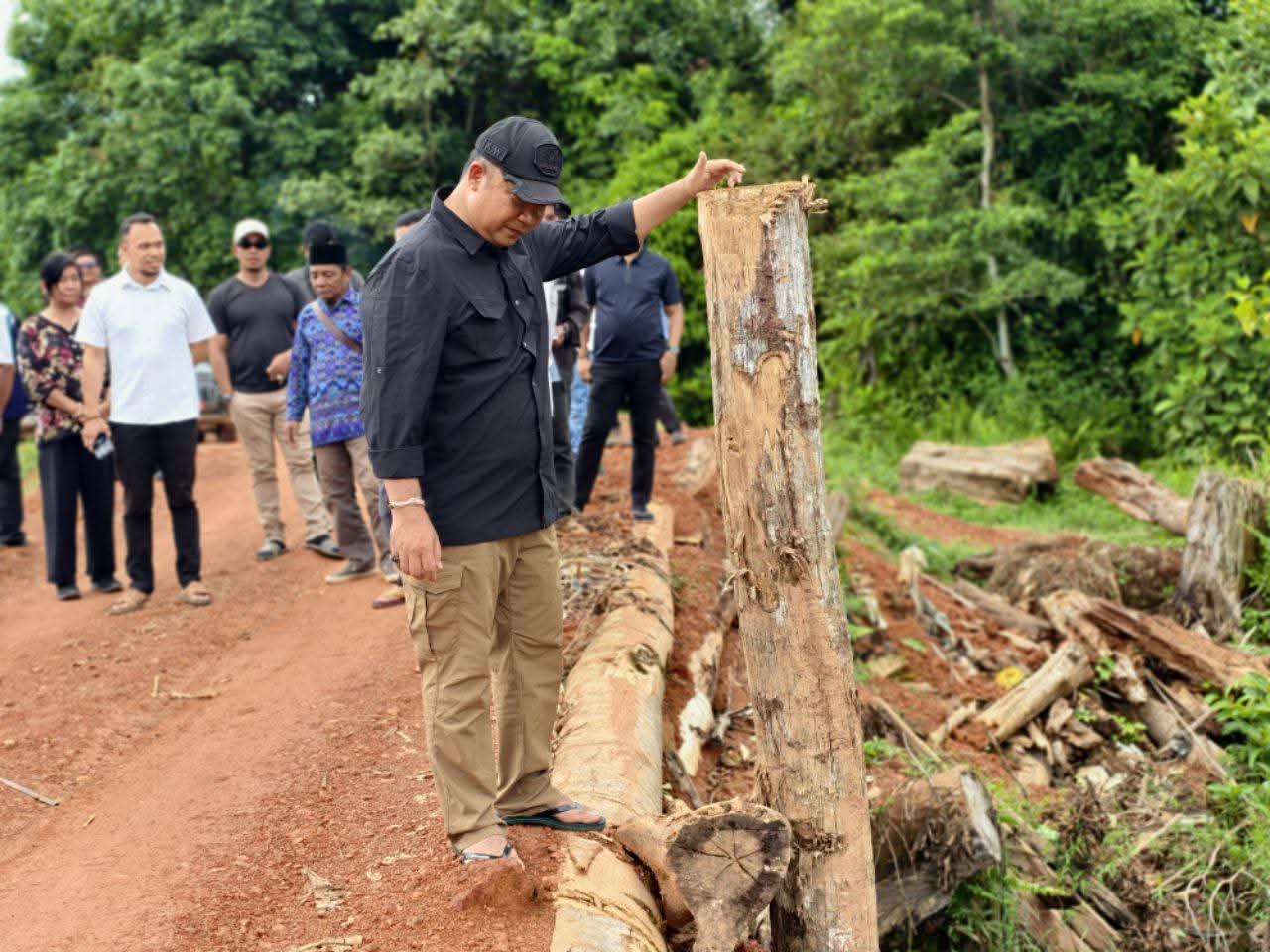 Jembatan Benipis Dua Kembali Fungsional, Bupati Ketapang Apresiasi Kolaborasi Pemda dan Perusahaan