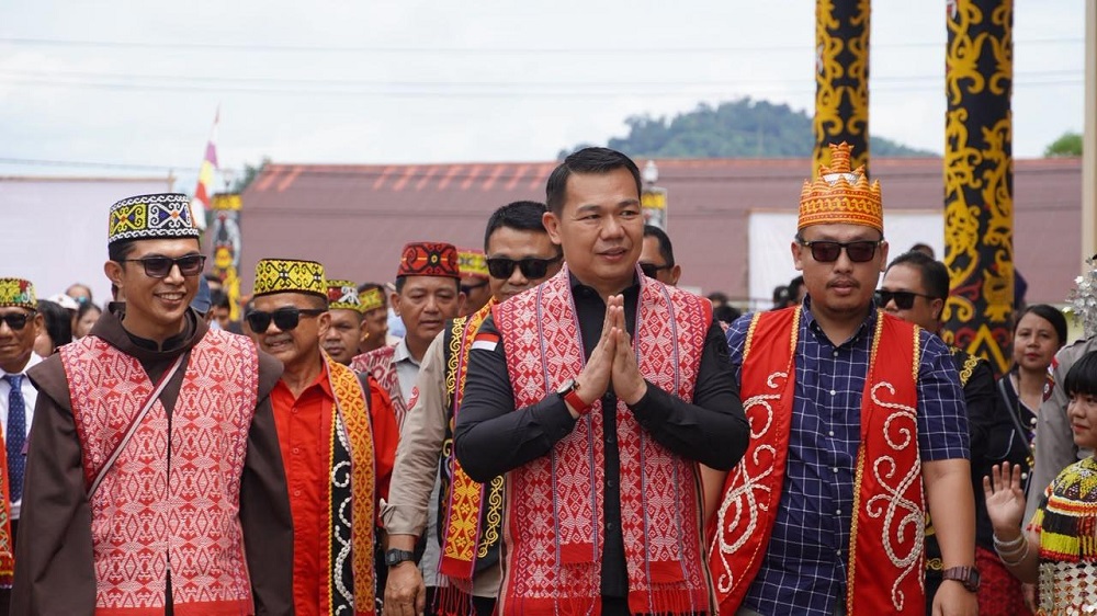 Bupati Kapuas Hulu Resmi Buka Gawai Paroki St. Montfort Badau 2026, Dorong Pelestarian Budaya Dayak