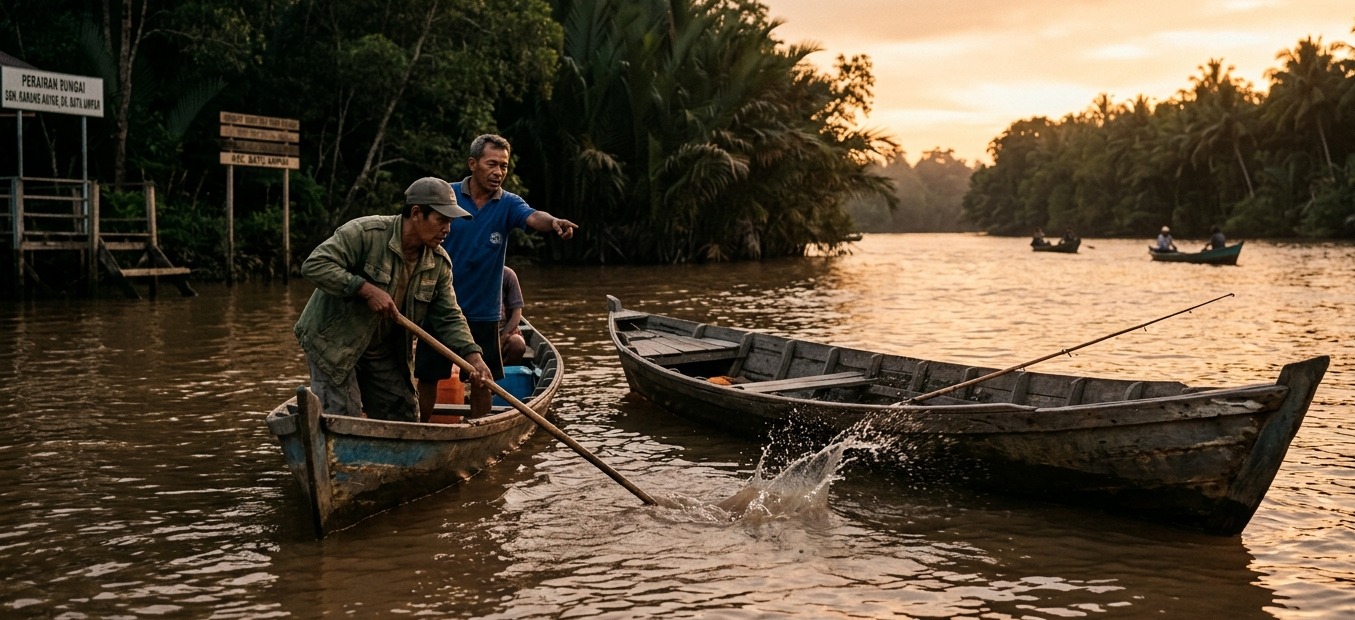 Warga Kubu Raya Hilang Diduga Diterkam Buaya Saat Memancing, Tim Gabungan Lakukan Pencarian
