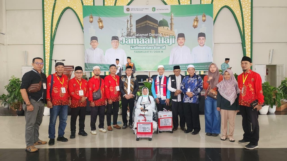 Wabup Kapuas Hulu Sambut Kepulangan Jamaah Haji, Doakan Raih Haji Mabrur