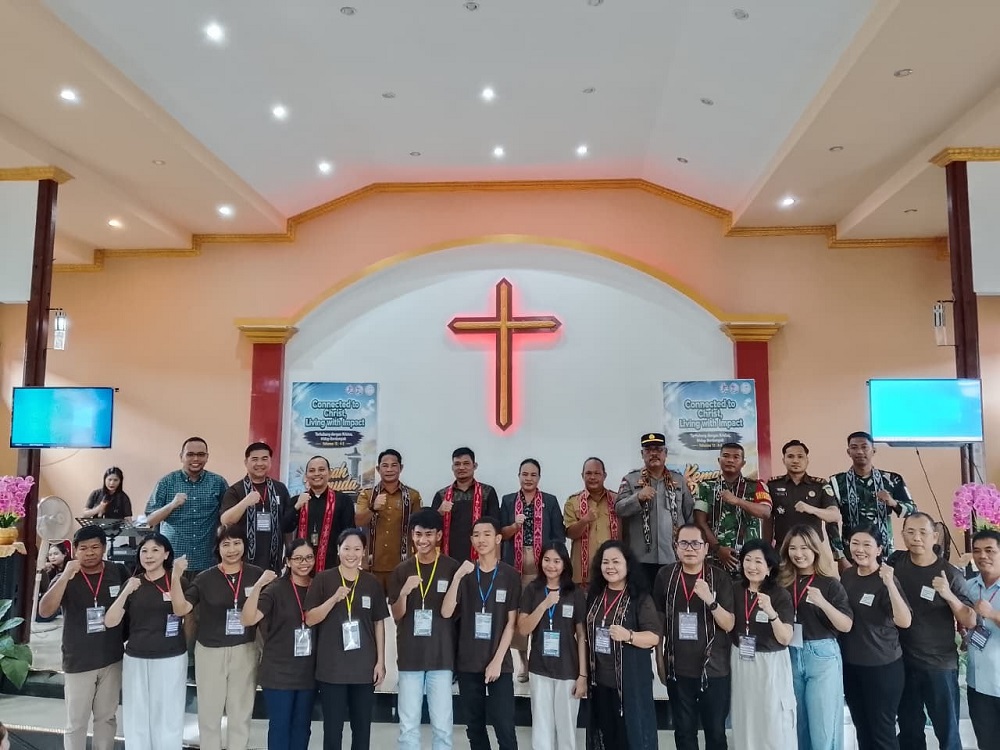 Babinsa Putussibau Utara Hadiri Pembukaan Kemah Pemuda GGKMI Kapuas Hulu, Dukung Pembinaan Generasi Muda