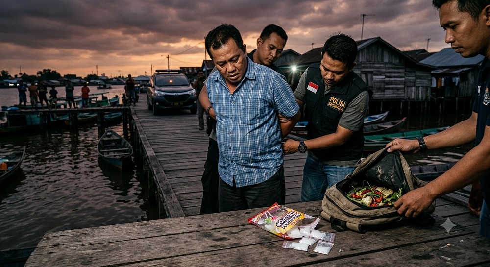 Sabu Disembunyikan dalam Permen Lolipop, Residivis Dibekuk Tim Labubu Polres Kubu Raya