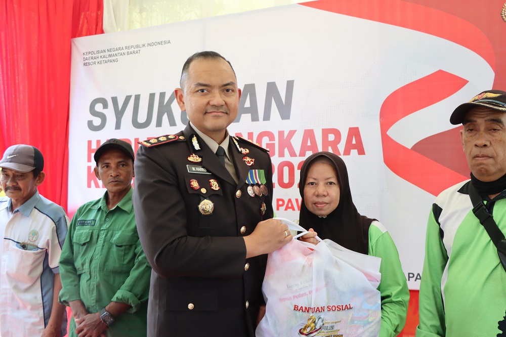 Syukuran Hari Bhayangkara ke-80, Polres Ketapang Perkuat Sinergi dan Salurkan Bantuan Sosial