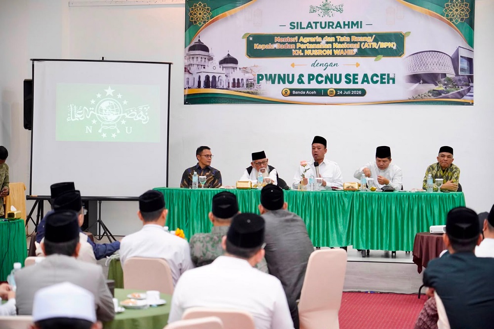 Menteri Nusron Ajak NU Aceh Percepat Sertipikasi Tanah Wakaf, 14.360 Bidang Sudah Terdaftar