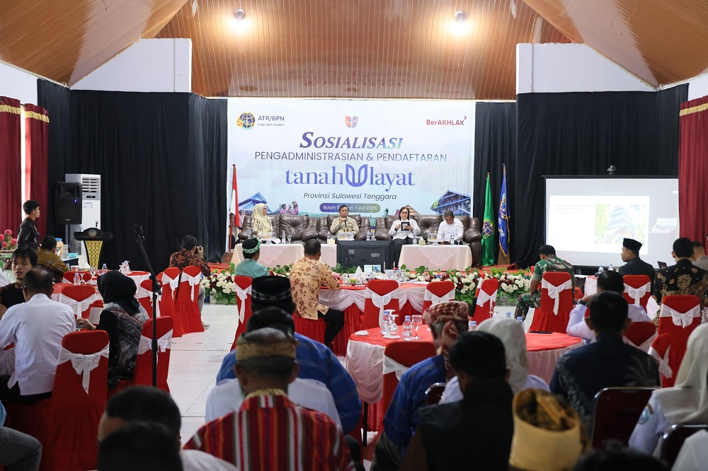 ATR/BPN Sosialisasikan Tahapan Sertipikasi Tanah Ulayat kepada Masyarakat Adat di Buton Selatan