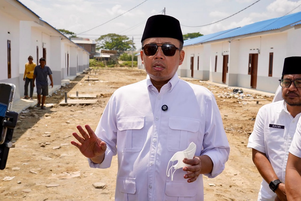 Menteri Nusron Apresiasi Pembangunan 108 Hunian Tetap untuk Korban Bencana Aceh Tamiang