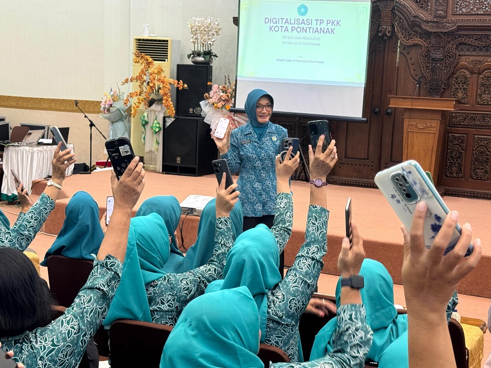 PKK Pontianak Tinggalkan Cara Manual, Yanieta Dorong Transformasi Digital Kader
