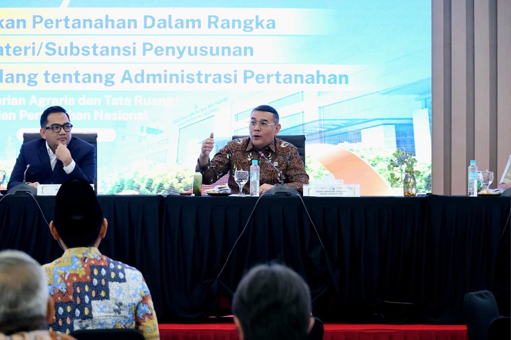 ATR/BPN Gandeng Komisi II DPR Bahas Penguatan RUU Administrasi Pertanahan