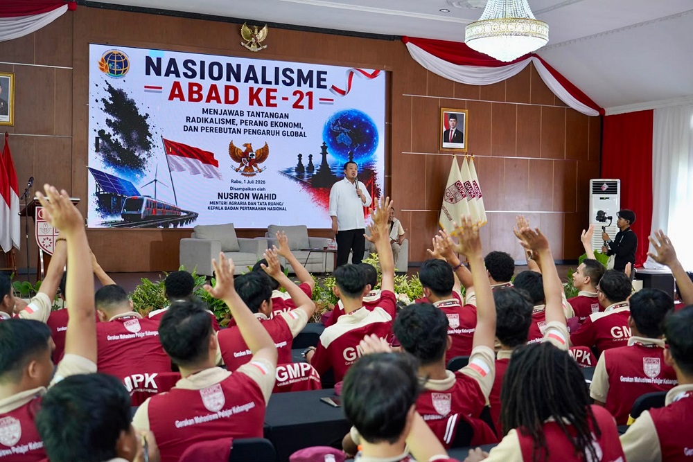 Menteri Nusron Ajak Mahasiswa Perkuat Nasionalisme untuk Hadapi Tantangan Global