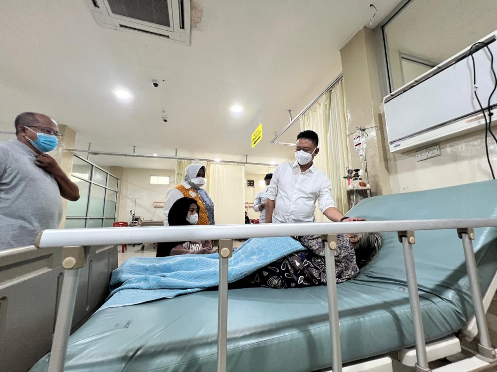 Edi Kamtono Cek Kesiapan Faskes Hadapi Dampak Kabut Asap Karhutla