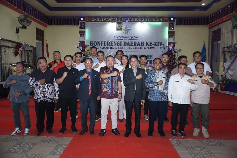 Bupati Melawi Buka Konferda XIV GKII Melawi Hilir, Dorong Gereja Jadi Mitra Pemerintah