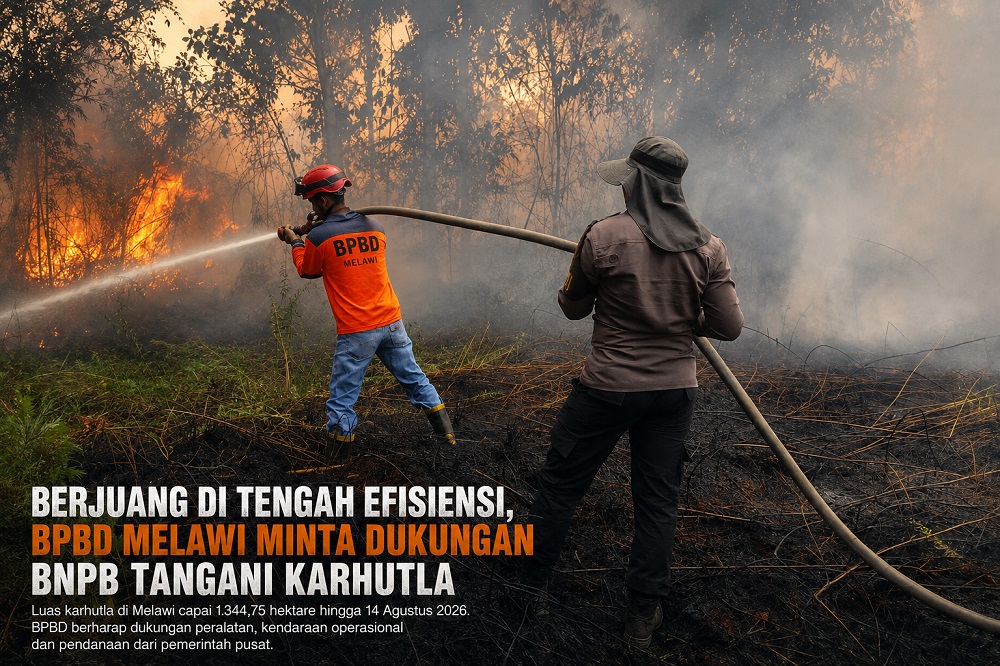 Berjuang di Tengah Efisiensi, BPBD Melawi Minta Dukungan BNPB Tangani Karhutla