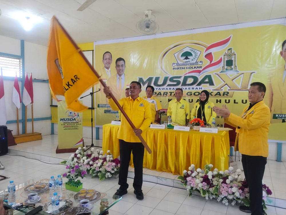 Kembali Pimpin Golkar Kapuas Hulu, Kuswandi Target Rebut Kembali Kejayaan Partai