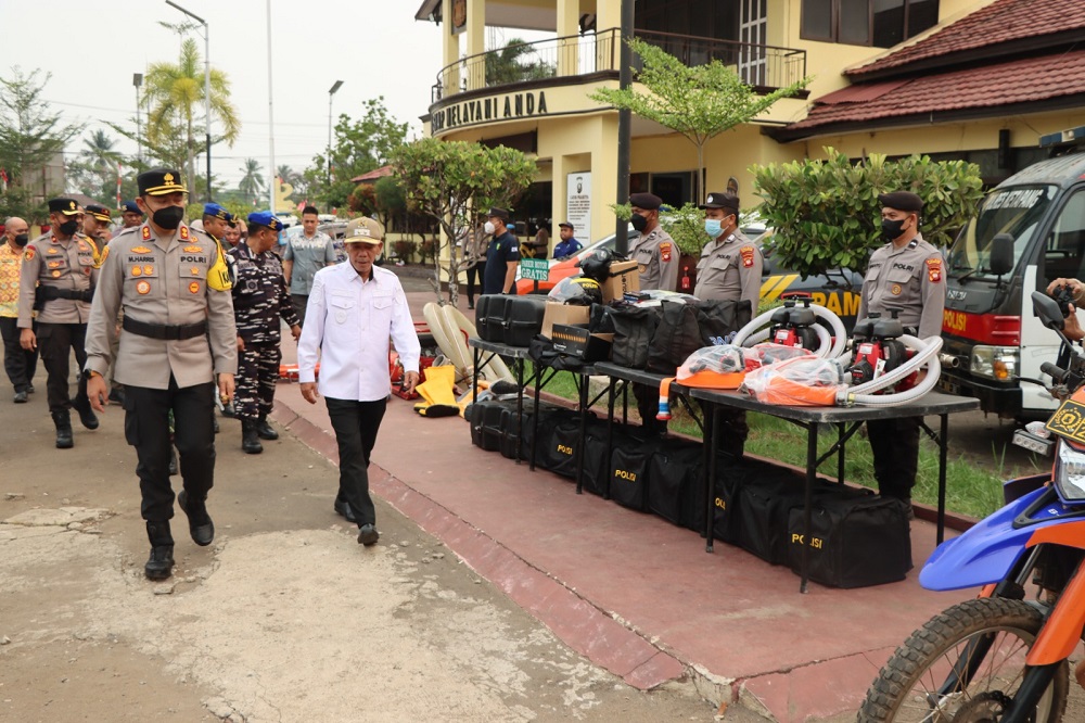 Polres Ketapang Siagakan 150 Personel Hadapi Karhutla, Kapolres Tekankan Sinergi Lintas Instansi
