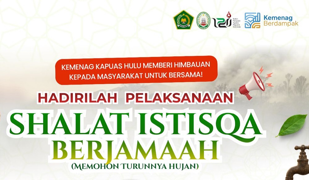 Kemenag Kapuas Hulu Ajak Warga Salat Istisqa di Tengah Kepungan Karhutla
