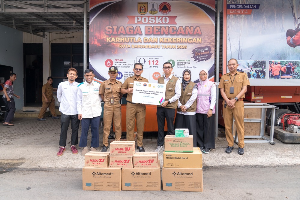 Hadapi Karhutla, PLN Salurkan Bantuan ke BPBD Banjarbaru