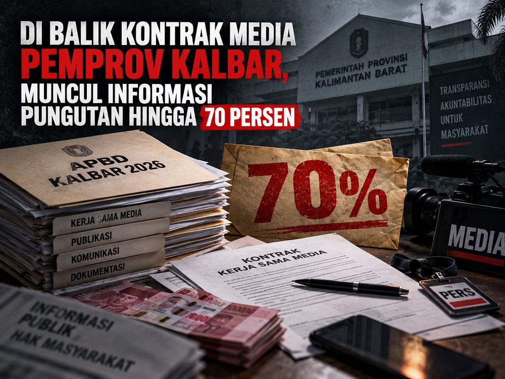 Dugaan Pungutan 70 Persen Bayangi Kerja Sama Media Pemprov Kalbar