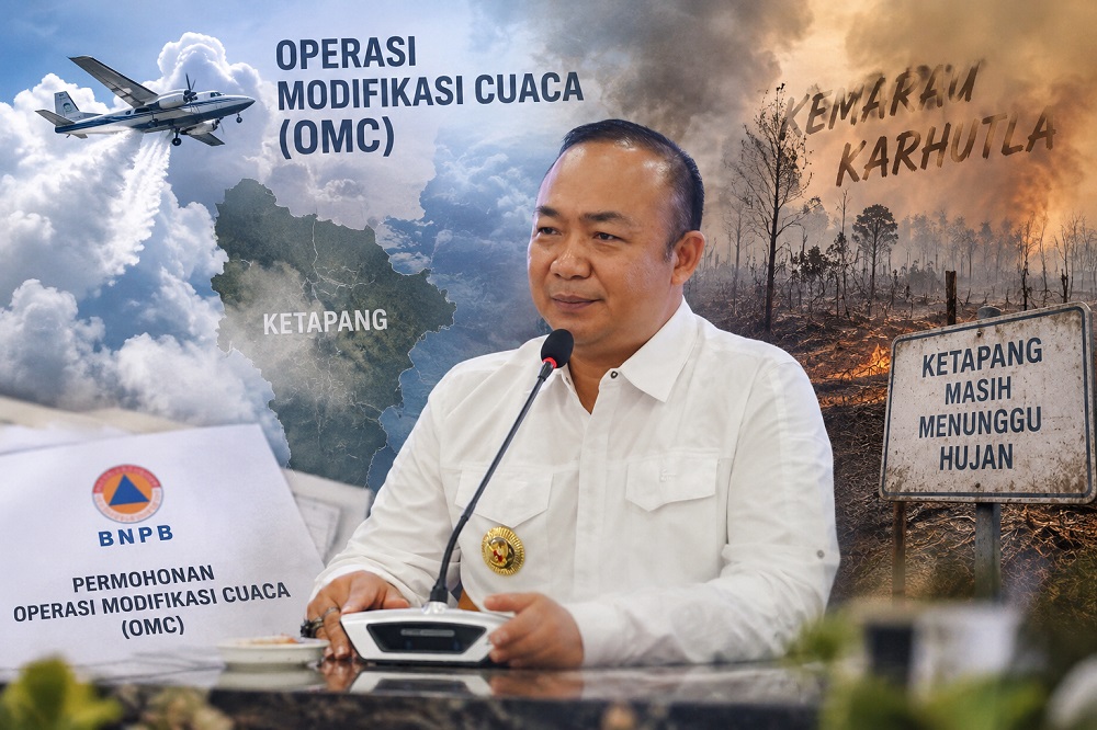 Ketapang Ajukan OMC ke Pusat, Hujan Buatan Terkendala Bibit Awan