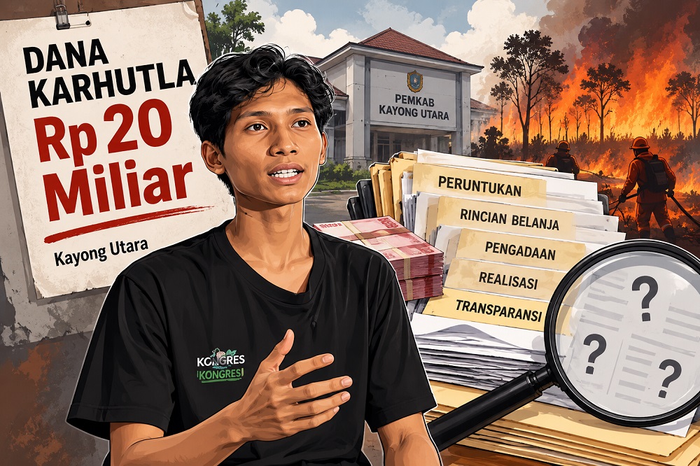 Dana Karhutla Rp20 Miliar Kayong Utara Disorot, Himakatra Desak Pemkab Buka Penggunaan Anggaran
