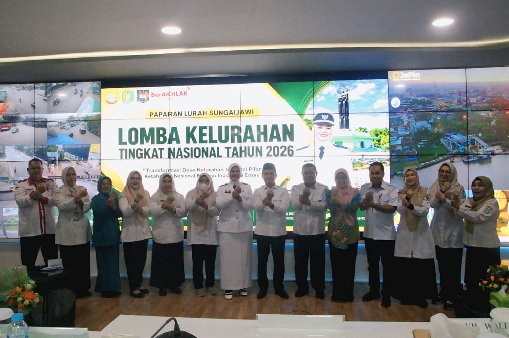 Sungai Jawi Wakili Kalbar di Penjaringan Kelurahan Berprestasi Tingkat Nasional