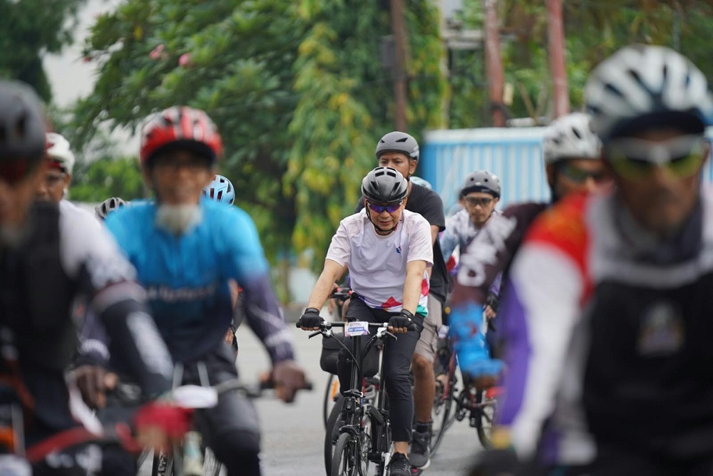 1.200 Pesepeda Meriahkan Happy Cycling Hari Jadi ke-255 Pontianak