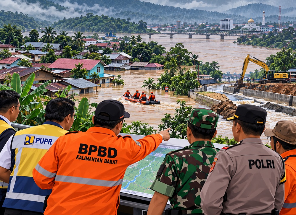 Kalbar Siaga Hadapi Banjir dan Longsor Jelang Musim Hujan