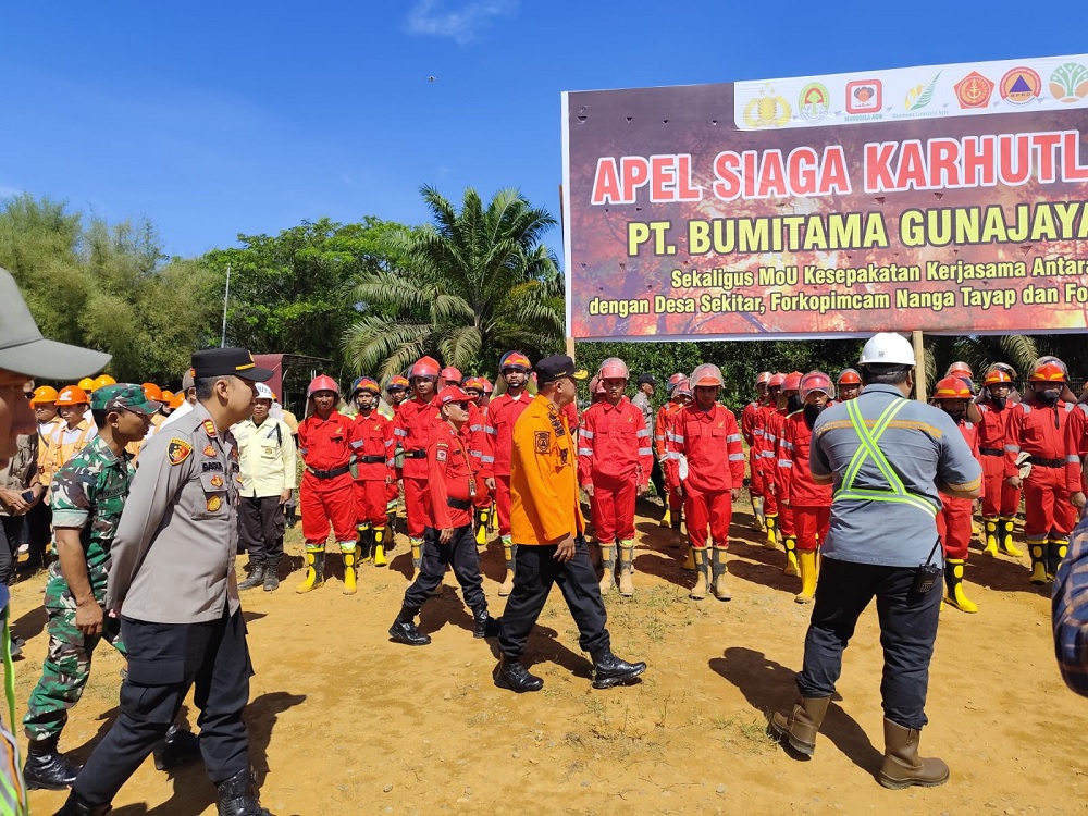 BPBD Ketapang Apresiasi Respons Cepat Perusahaan Bantu Pemadaman Karhutla