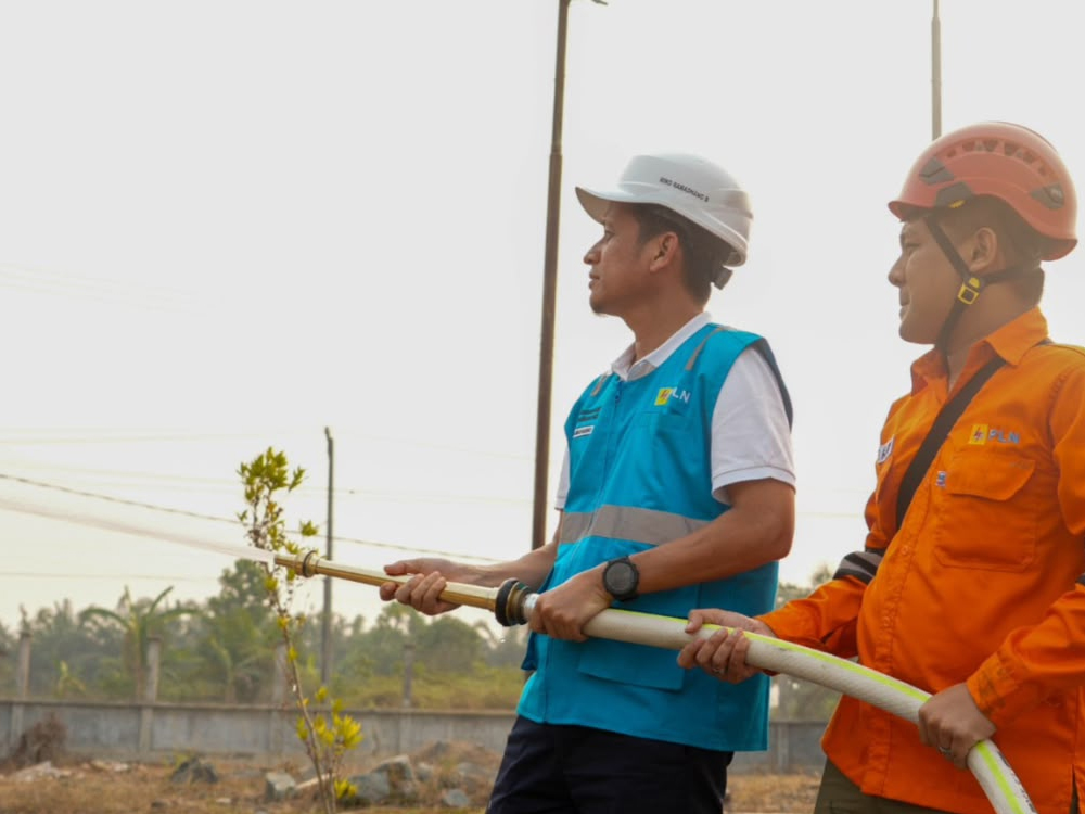 PLN UIP3B Kalimantan Inspeksi Titik Rawan Karhutla di Kalteng, Pastikan Personel Siaga